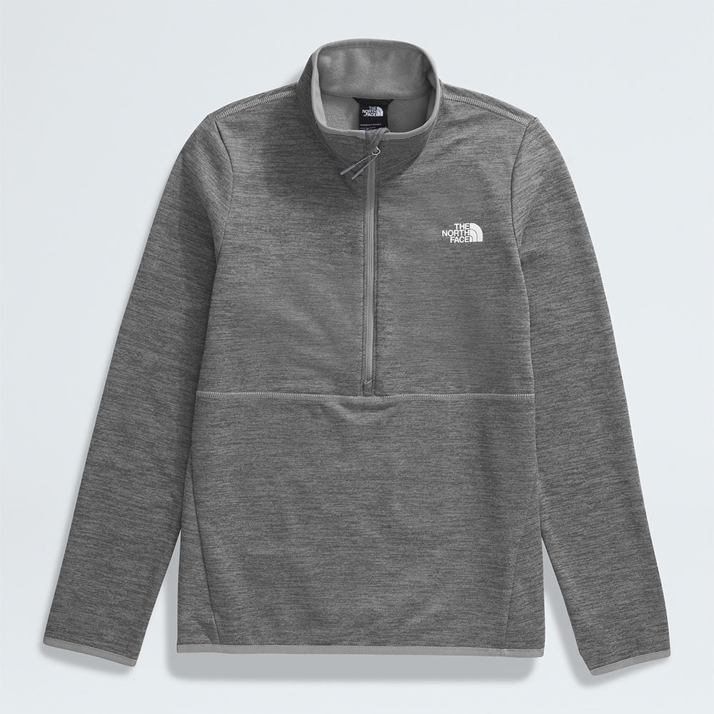 

Флисовая куртка-полупильник The North Face Canyonlands с молнией на четверть длины (женская), TNF Medium Grey Heather/NPF