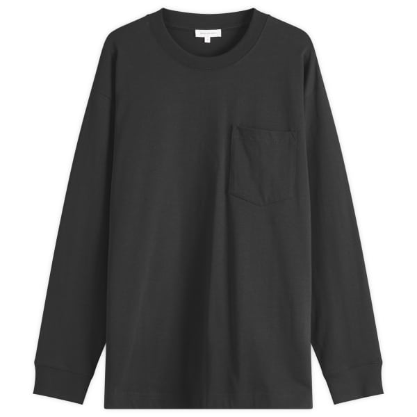 

Стандартная плотная свободная футболка с длинным рукавом Norse Projects, черный