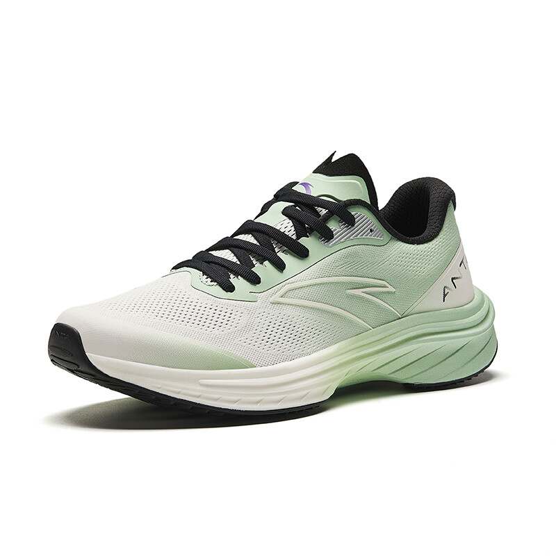Кроссовки для бега по шоссе для мужчин с низким верхом Oxygen Green/black/ivory White Anta — фото 2