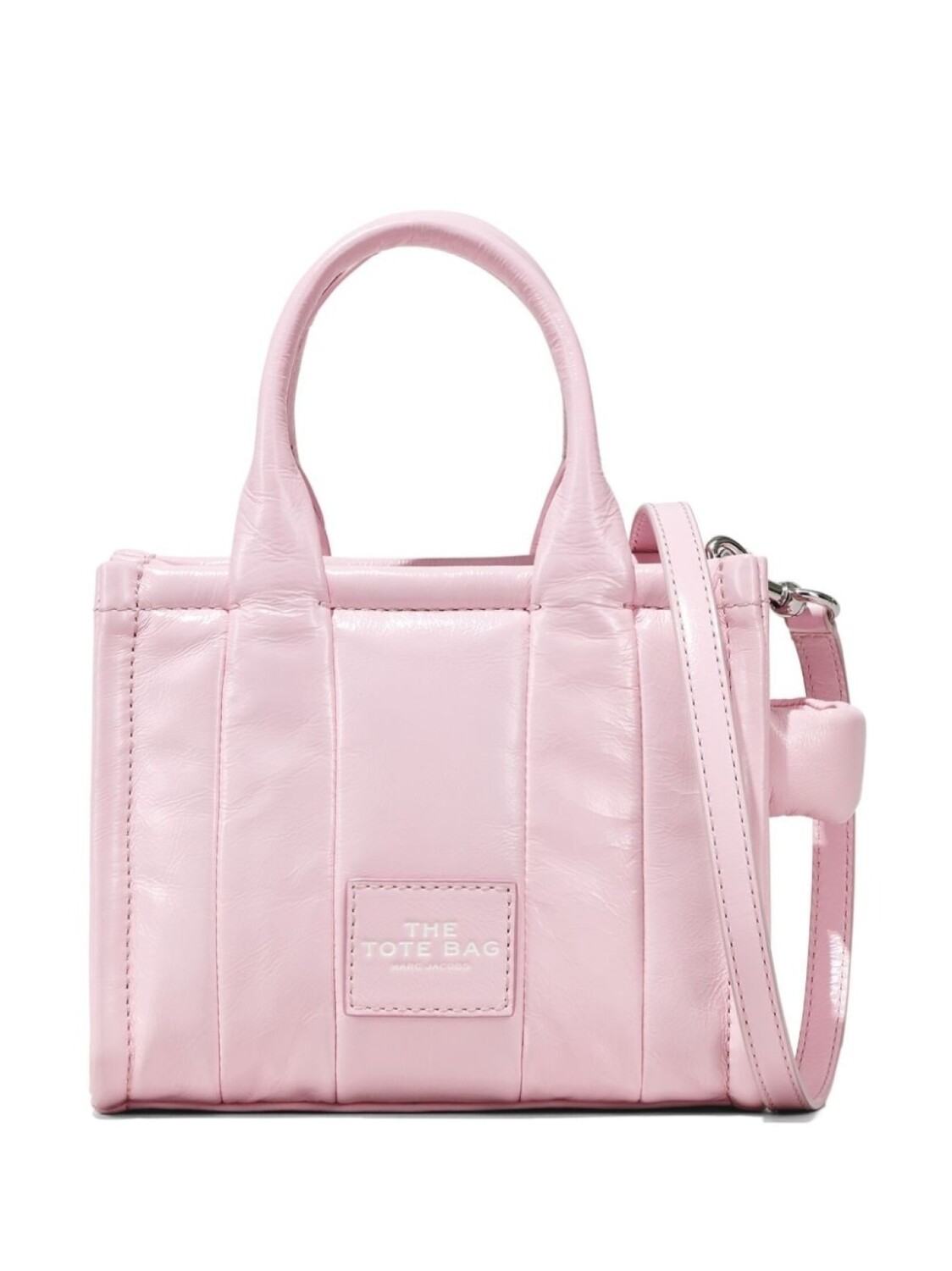 

Marc Jacobs мини-сумка The Shiny Crinkle Tote, розовый