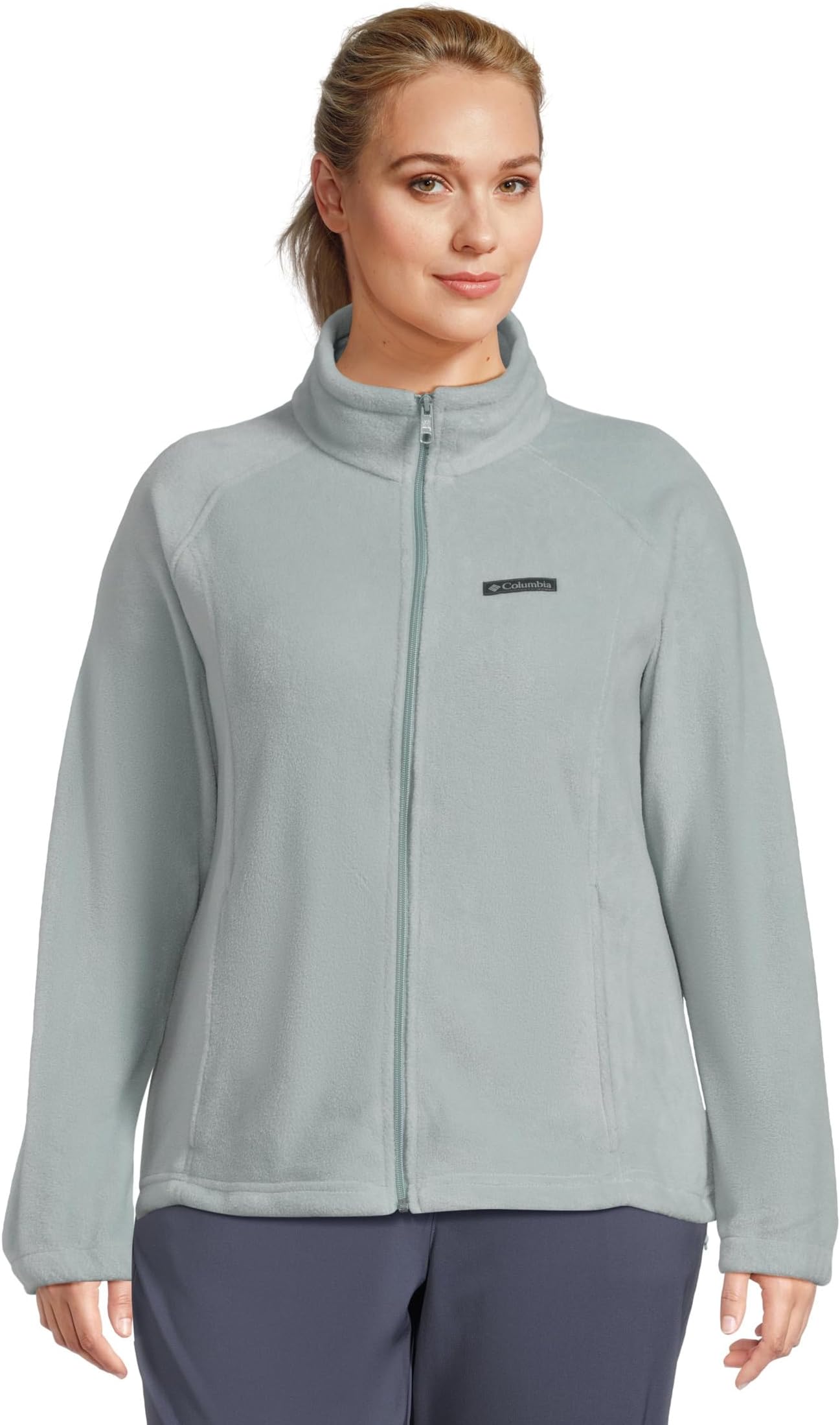 

Толстовка Columbia Plus Size Benton Springs Full Zip, цвет Crushed Blue