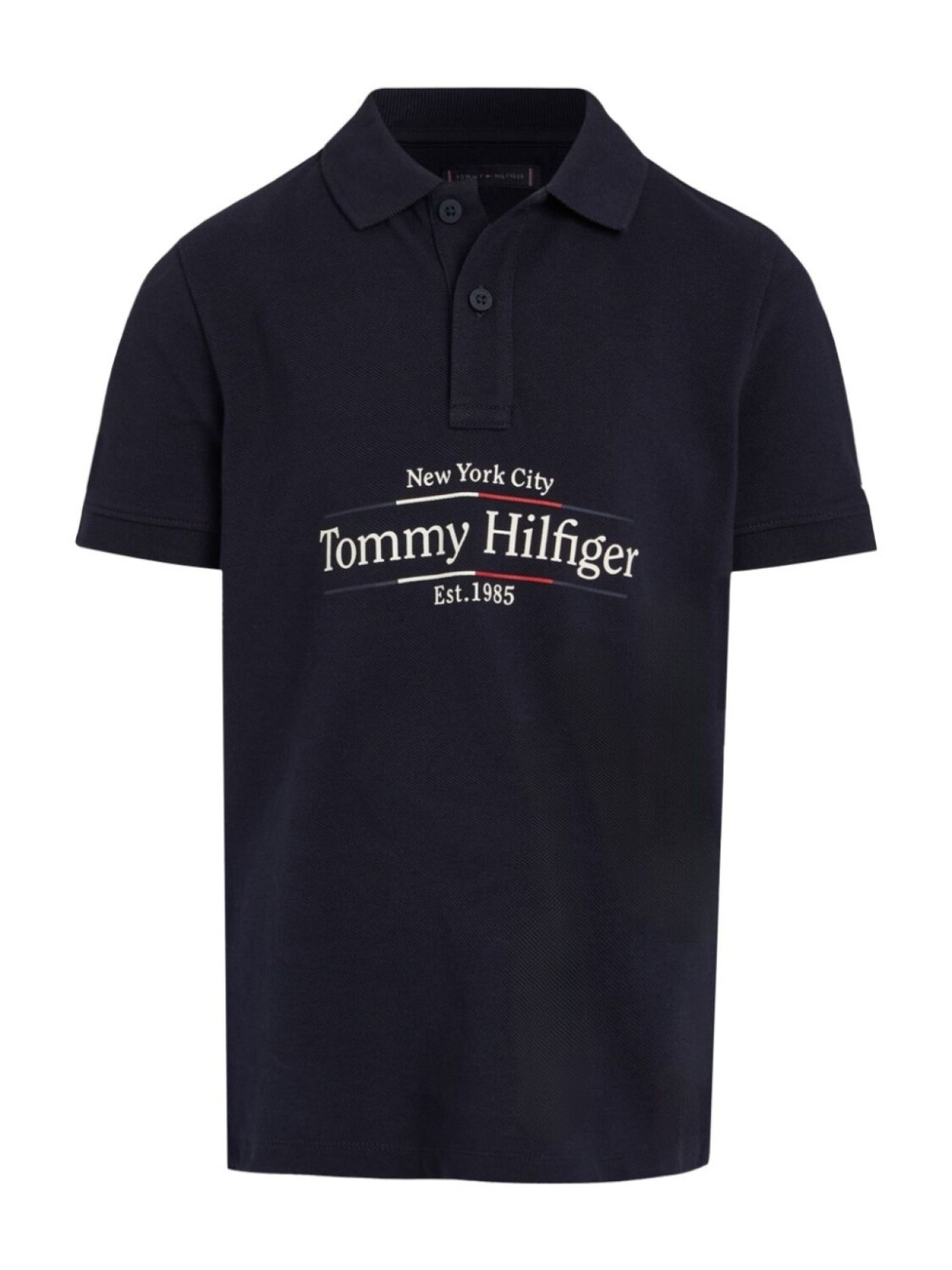 

Рубашка поло с вышитым логотипом Tommy Hilfiger Junior, синий