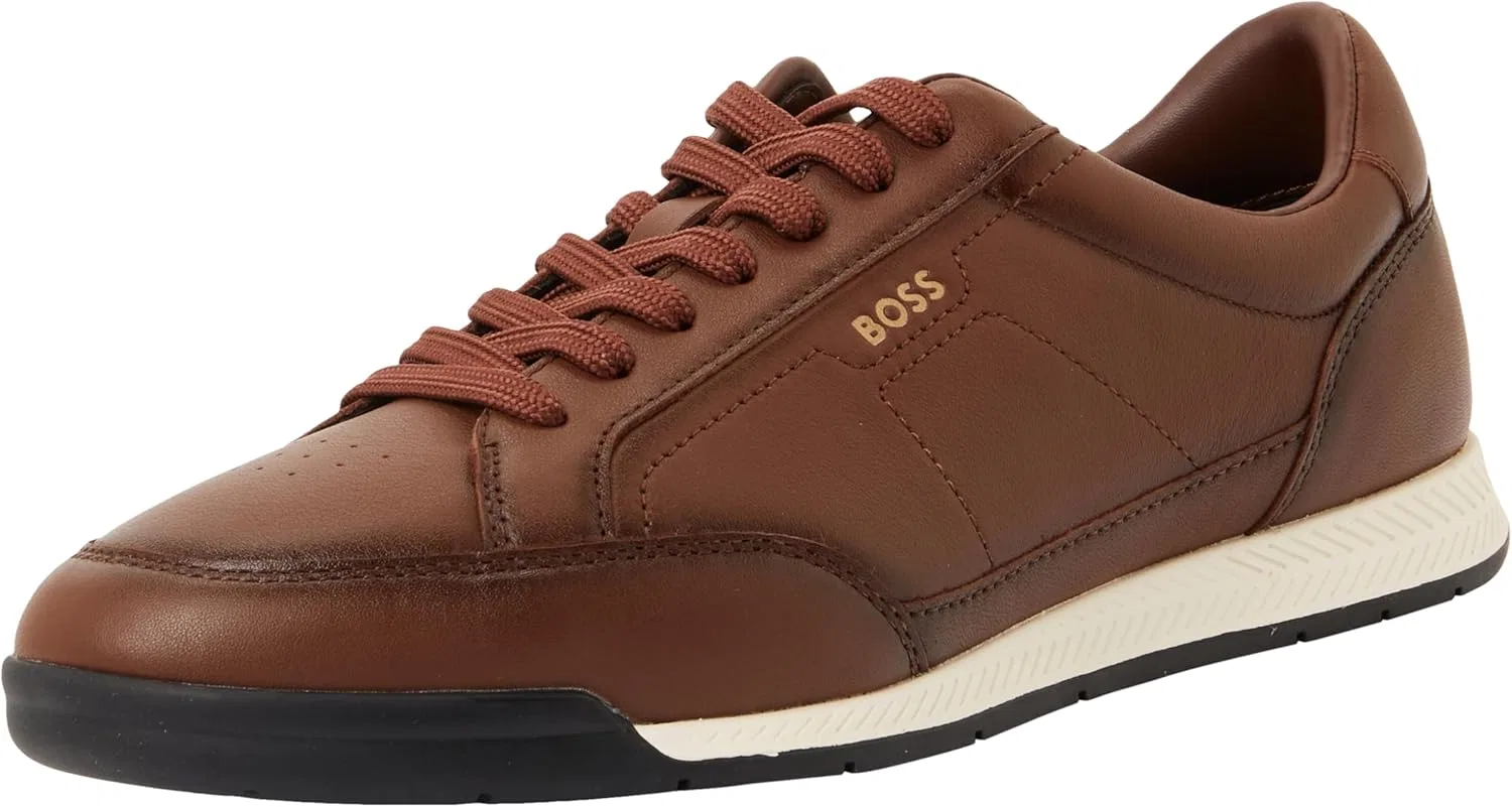 Мужские кроссовки BOSS Nitan Lowp Bulow Profile, Medium Brown