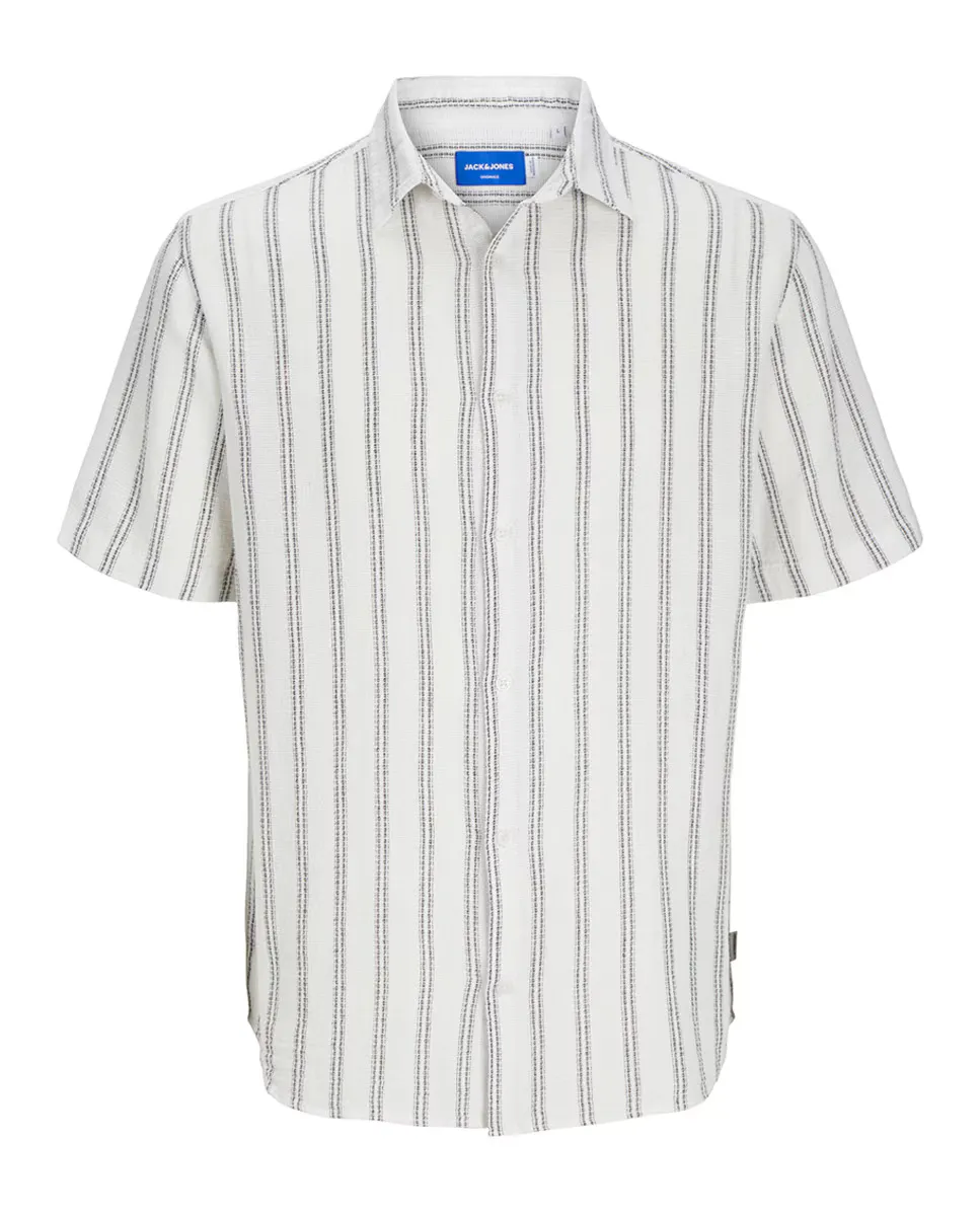 

Мужская рубашка с короткими рукавами и принтом Jack & Jones, белый