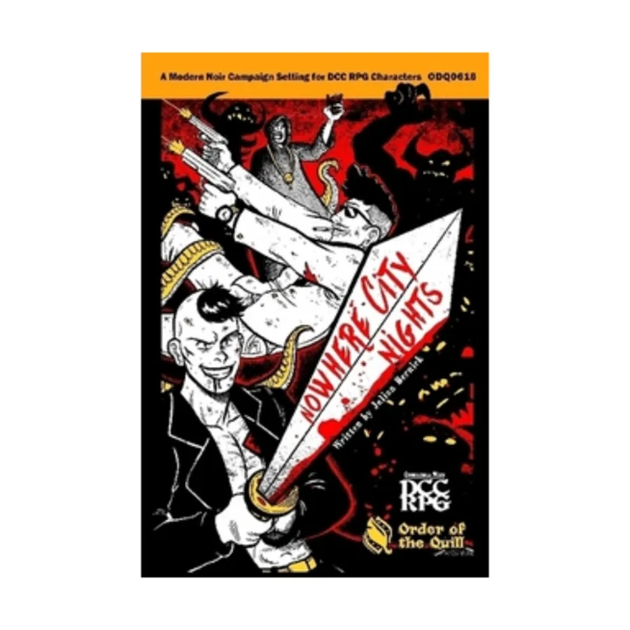 

Nowhere City Nights, Roleplaying Games (Order of the Quill), мягкая обложка