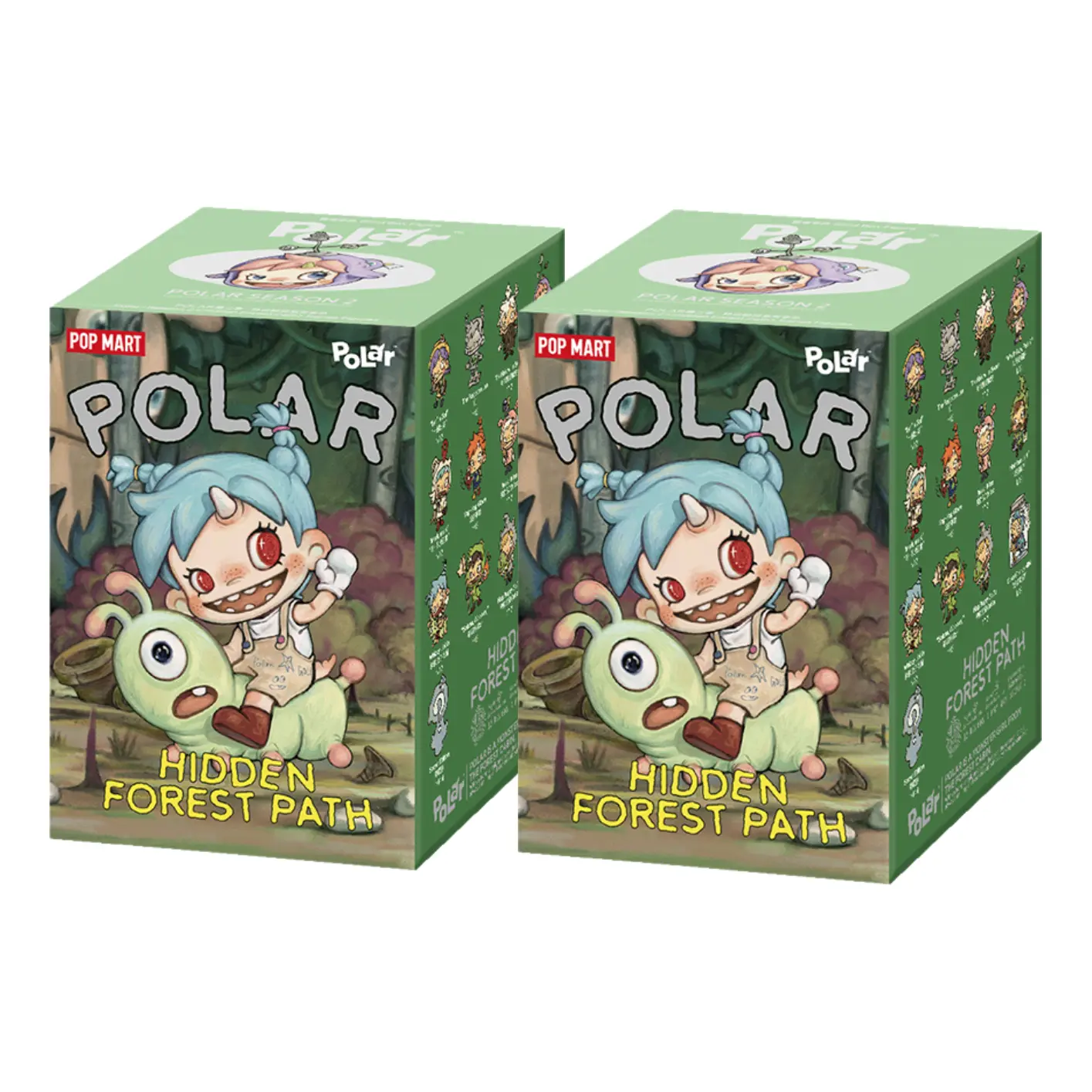 

Фигурки Pop Mart Polar Season 2 Hidden Forest Path Series, запечатанные коробки (2 непрозрачные коробки)