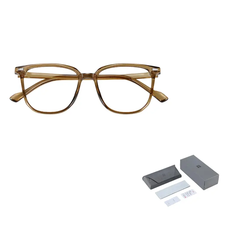 

Пластиковые квадратные функциональные очки TR/Memory унисекс Wood Premium