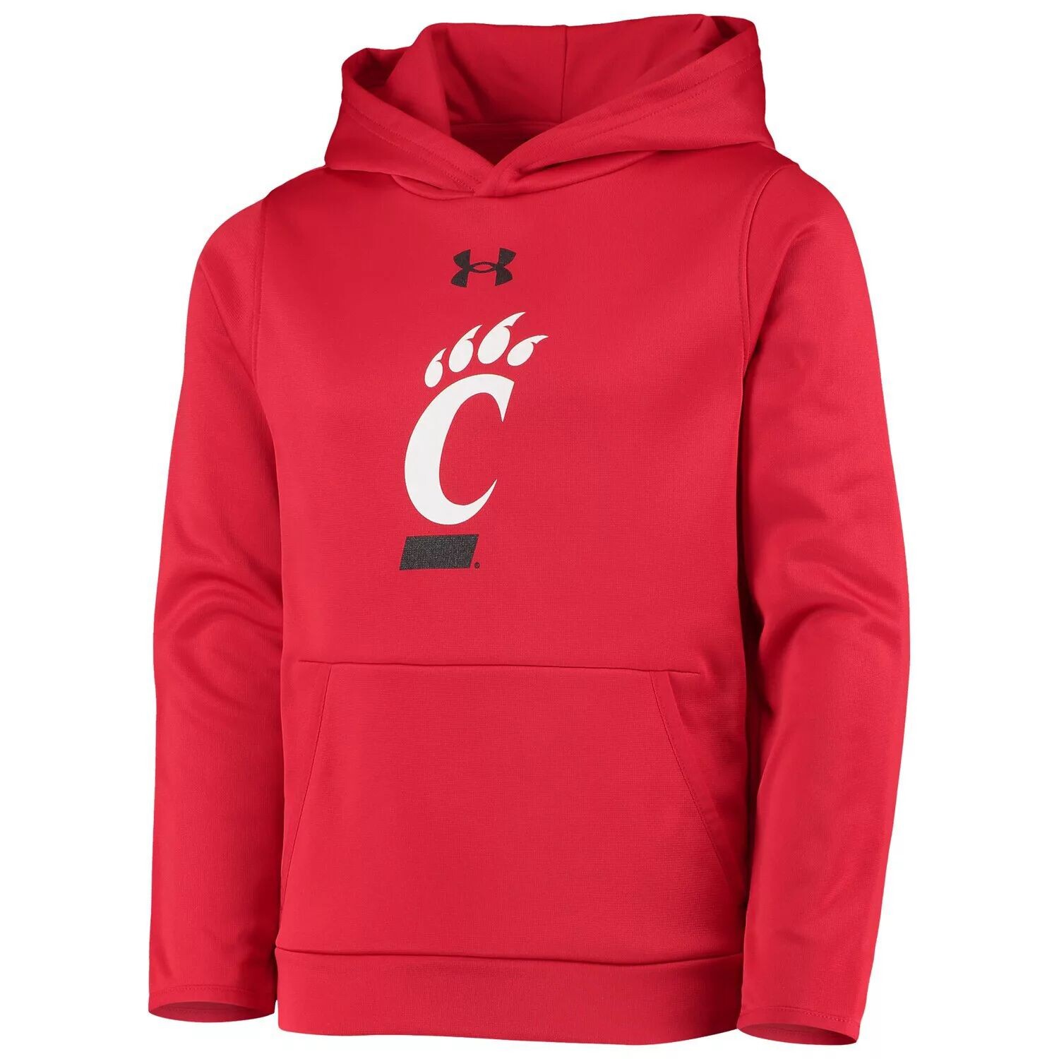 

Мужской красный пуловер с капюшоном и логотипом Under Armour Cincinnati Bearcats Under Armour