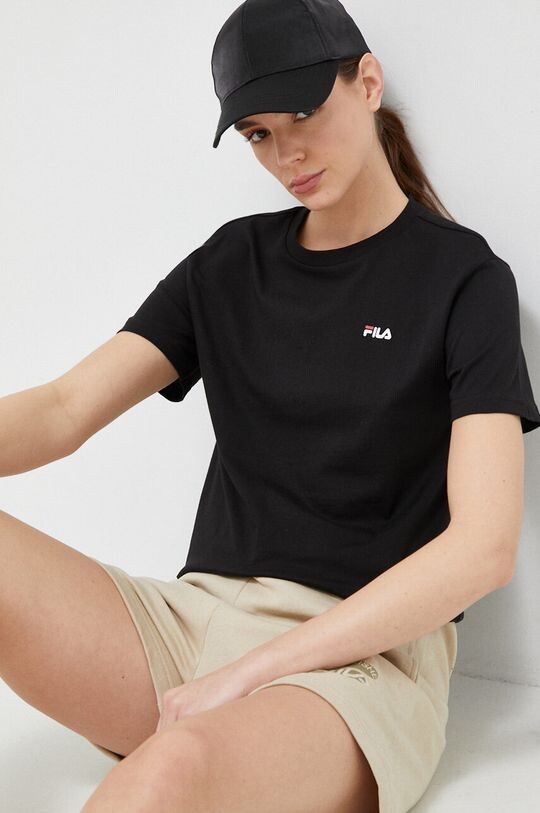 

Комплект из двух хлопковых футболок Bari Fila, черный
