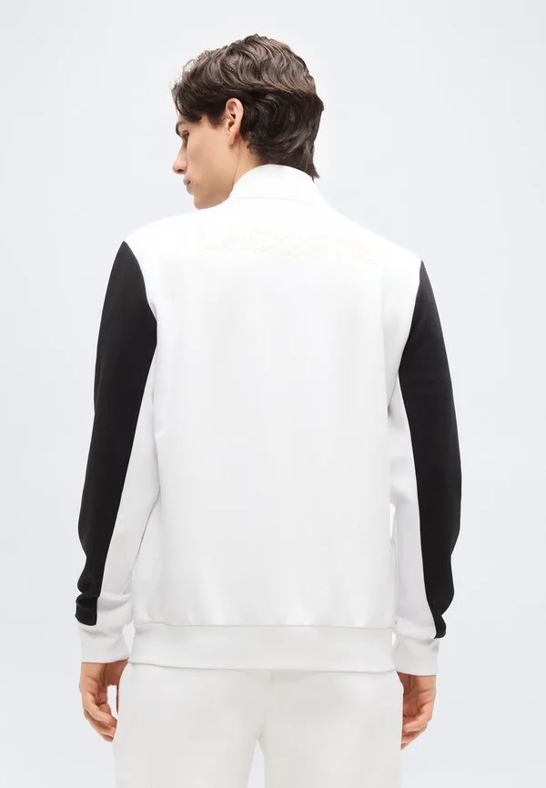 Тренировочная куртка Lacoste Sport для тенниса, влагоотводящая, черный/белый — фото 3