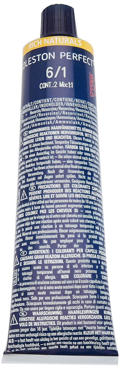 Краска для волос Koleston Perfect Me+ Rich Naturals 6/1 от Wella Professionals Wella Professionals — фото 2