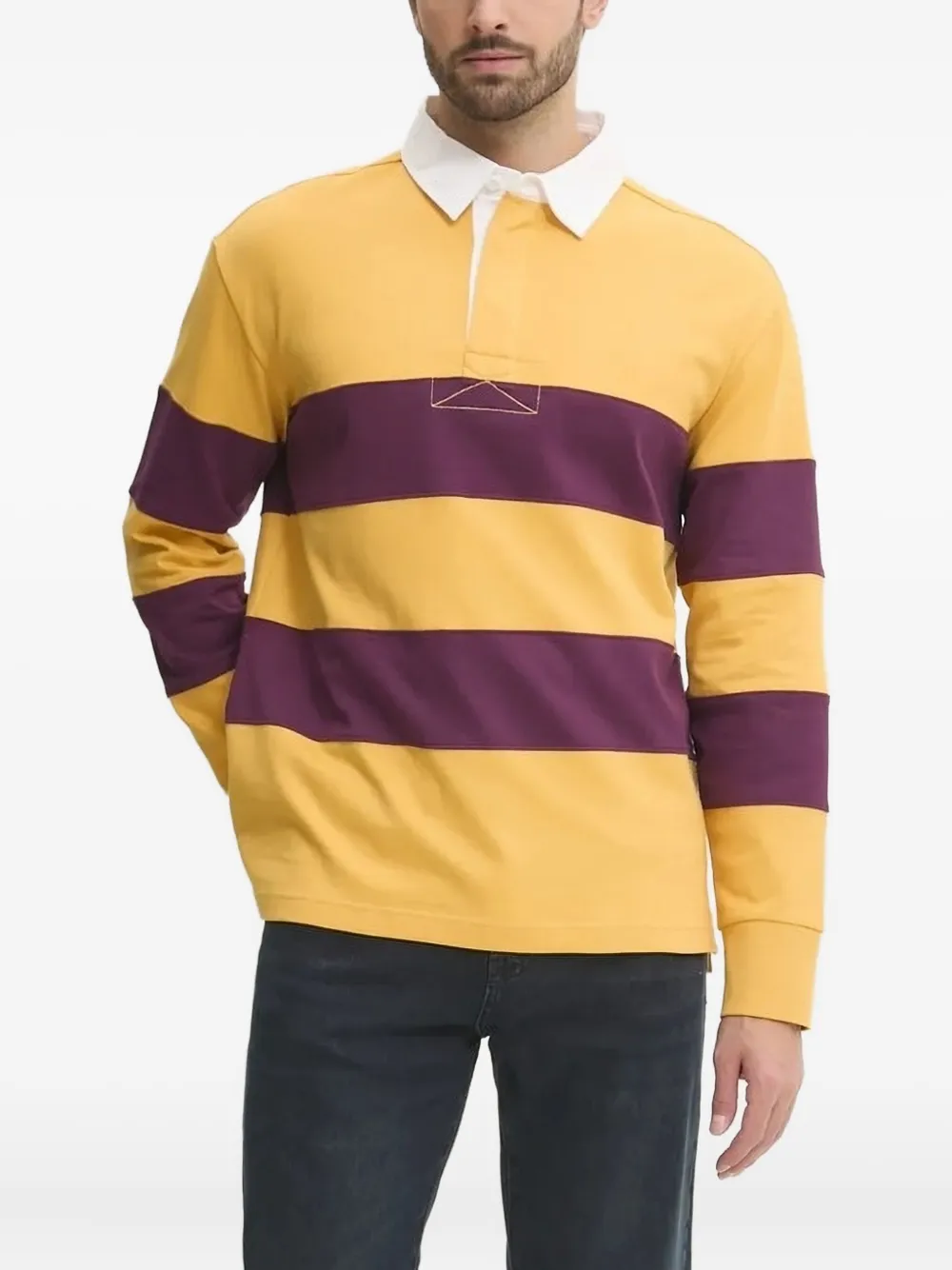 

Рубашка поло в полоску Gant, желтый