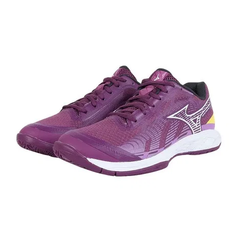 Кроссовки для бадминтона «Wave Fang EL2» от Mizuno, Purple X White