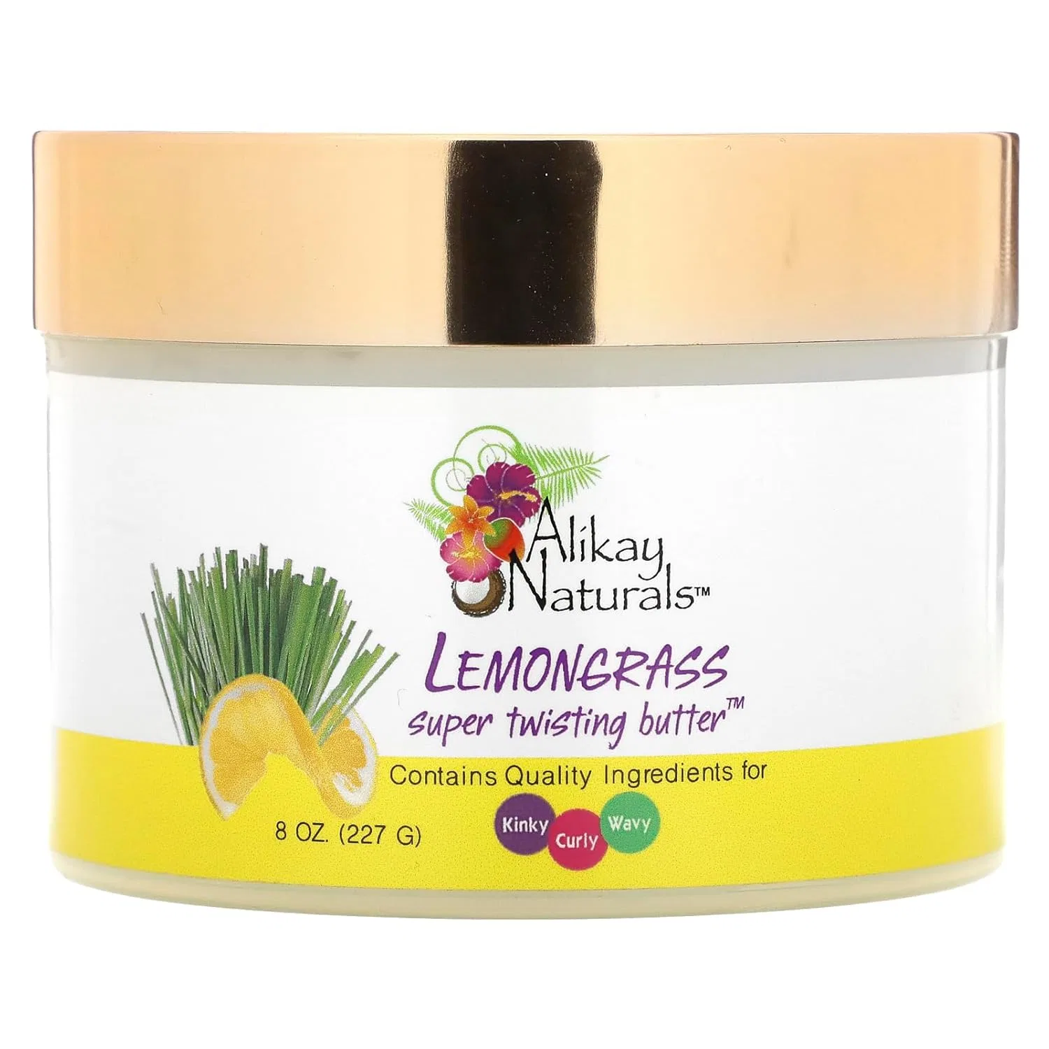 Масло для укладки волос «Lemongrass Super Twisting Butter» от Alikay Naturals 237 мл Alikay Naturals
