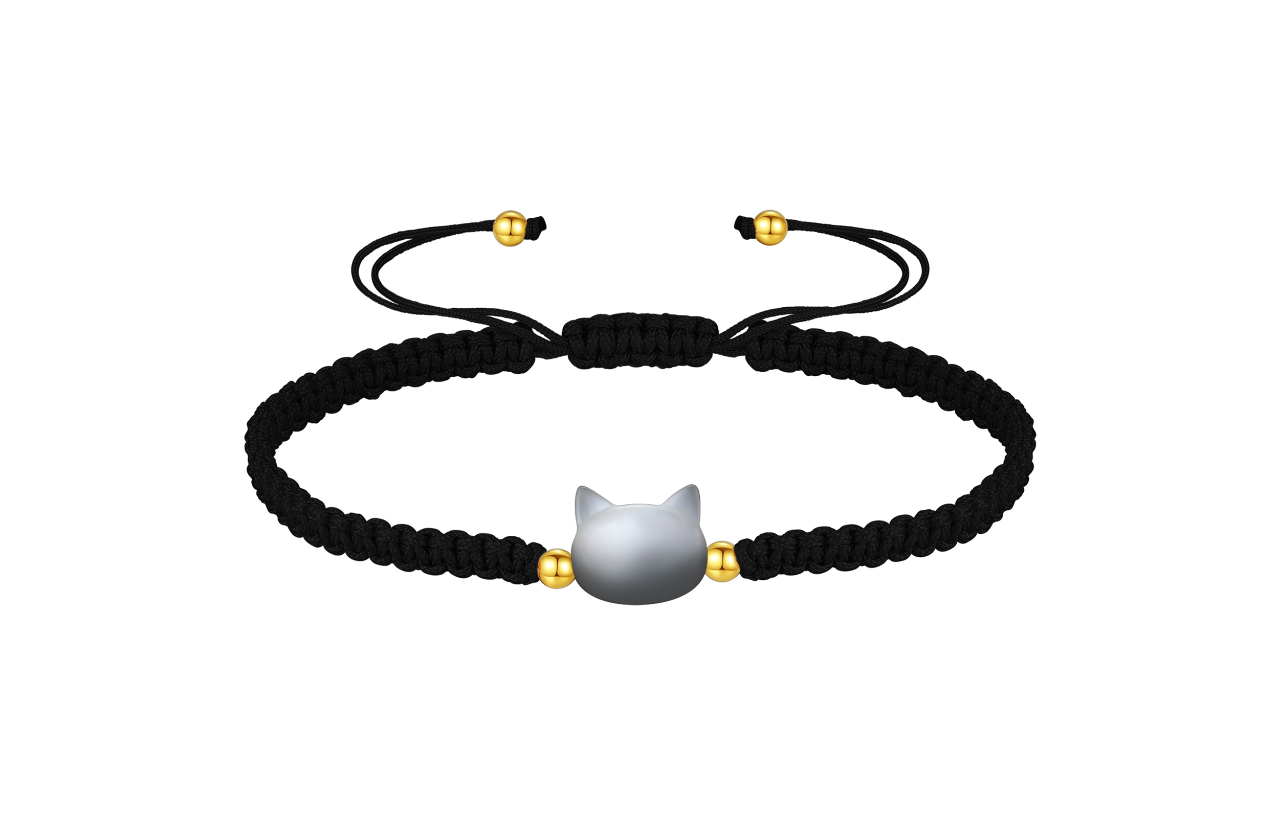 

Браслет на шнурке унисекс CLARKIA FLOWER, черный