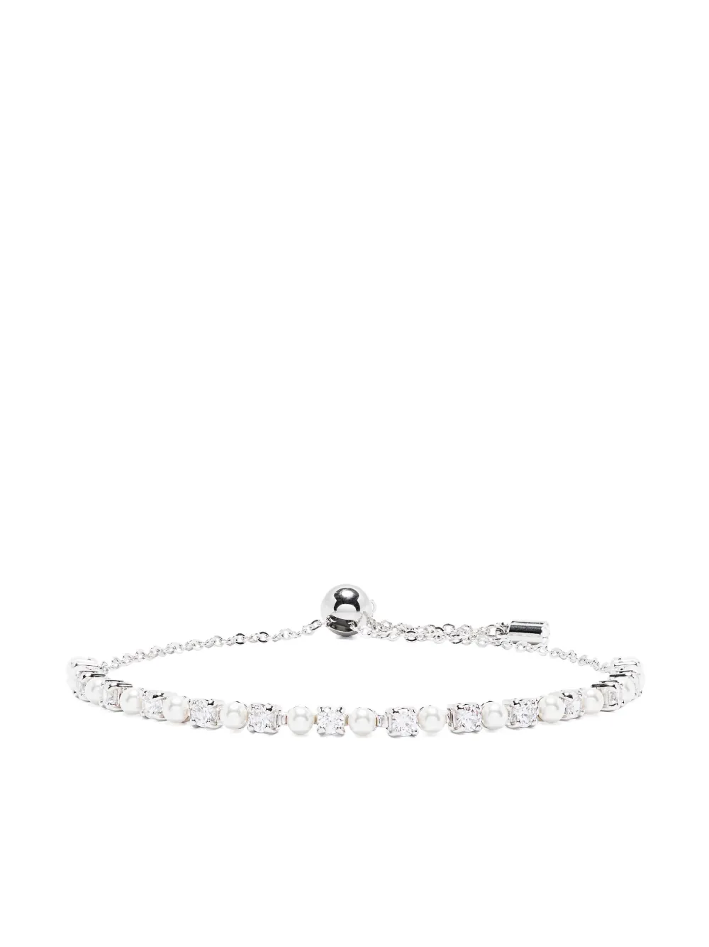 

Браслет Matrix с кристаллами и жемчугом Swarovski, серебряный