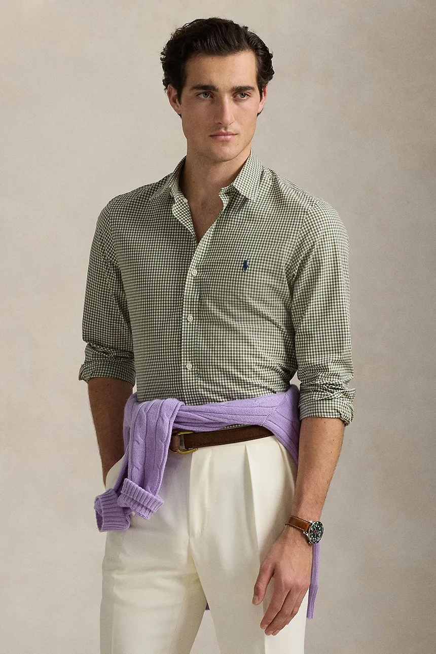 

Рубашка Polo Ralph Lauren, зеленый
