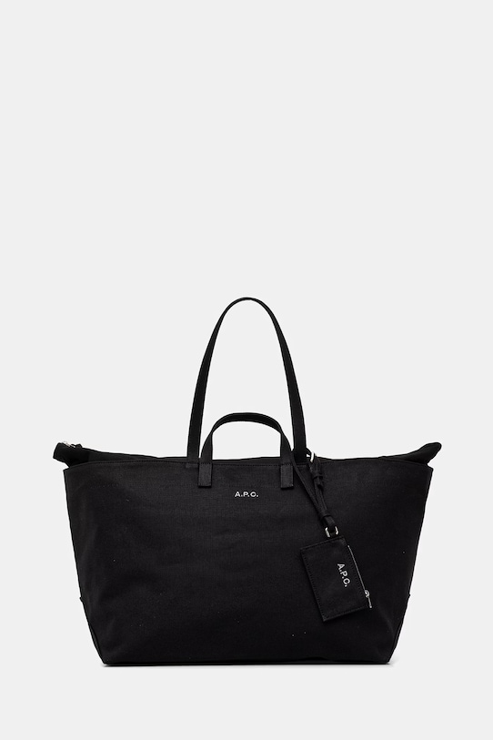

Хлопковая сумка le drummer toile A.P.C., черный