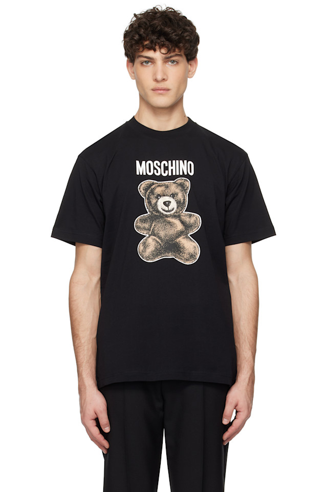 

Футболка Moschino с мишкой Тедди Moschino, черный