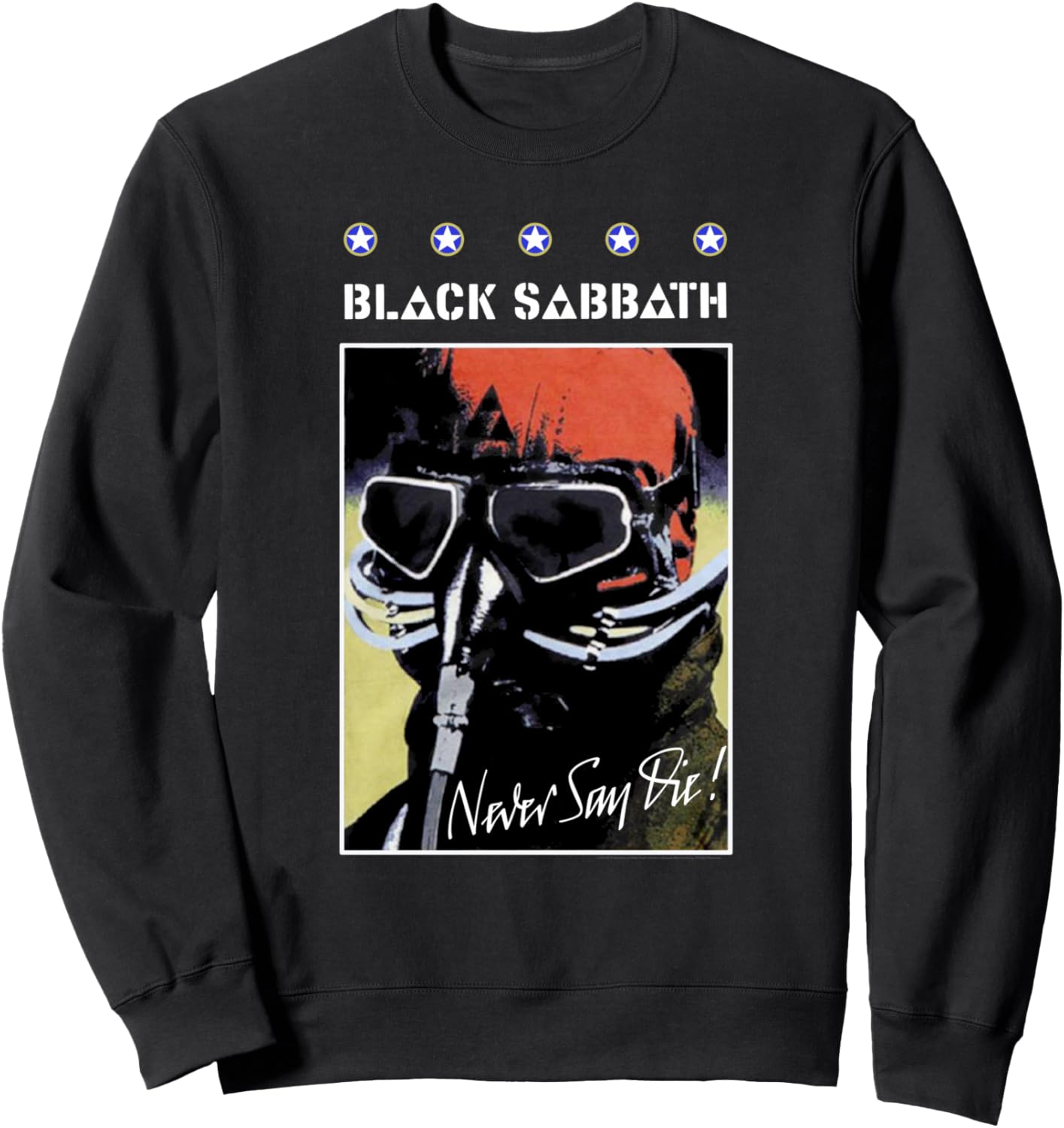 

Официальная толстовка Black Sabbath с постером Never Say Die, черная, Черный, Официальная толстовка Black Sabbath с постером Never Say Die, черная