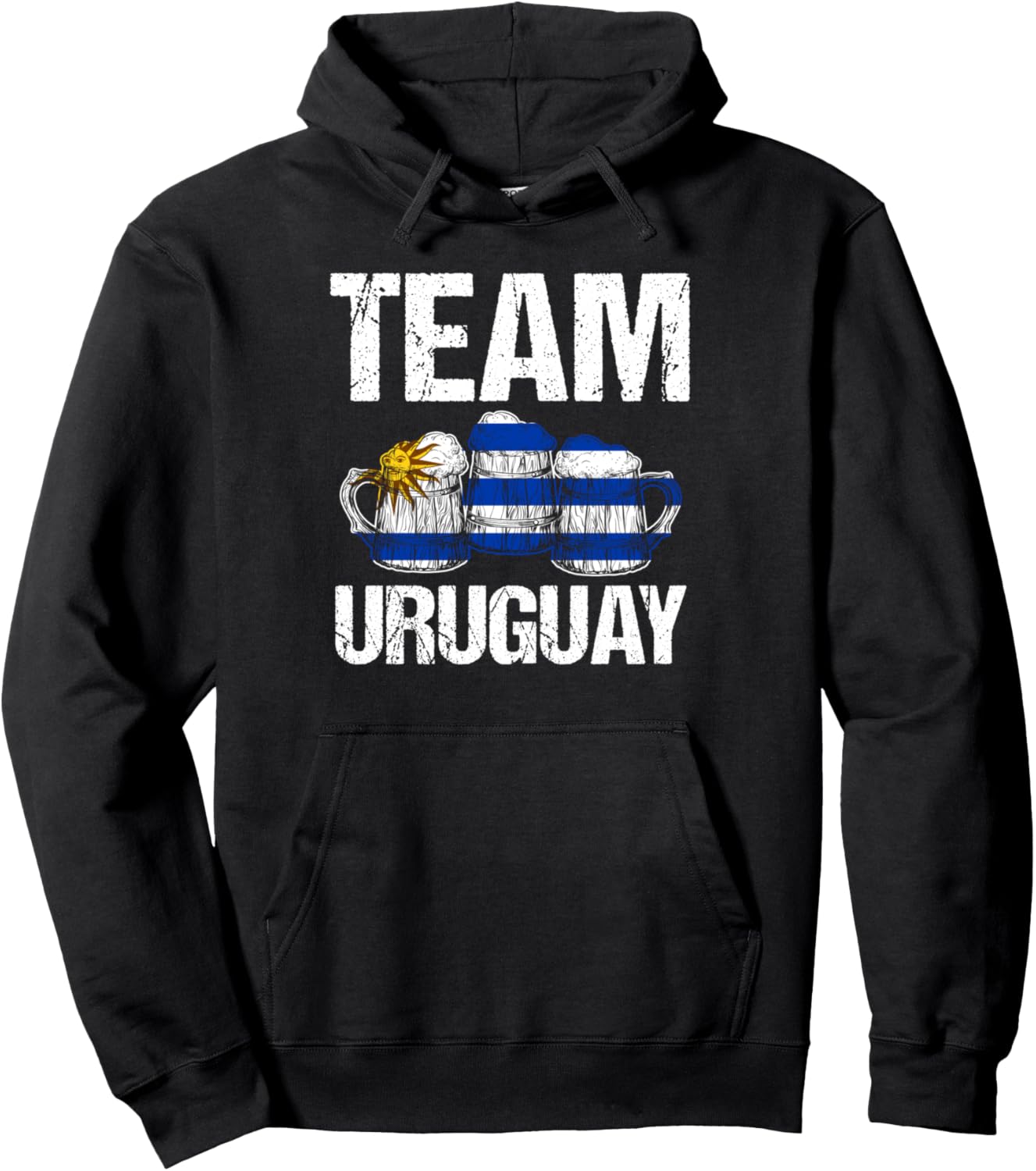 

Худи сборной Уругвая Drinking Team & Uruguayan Flag Gift, черный