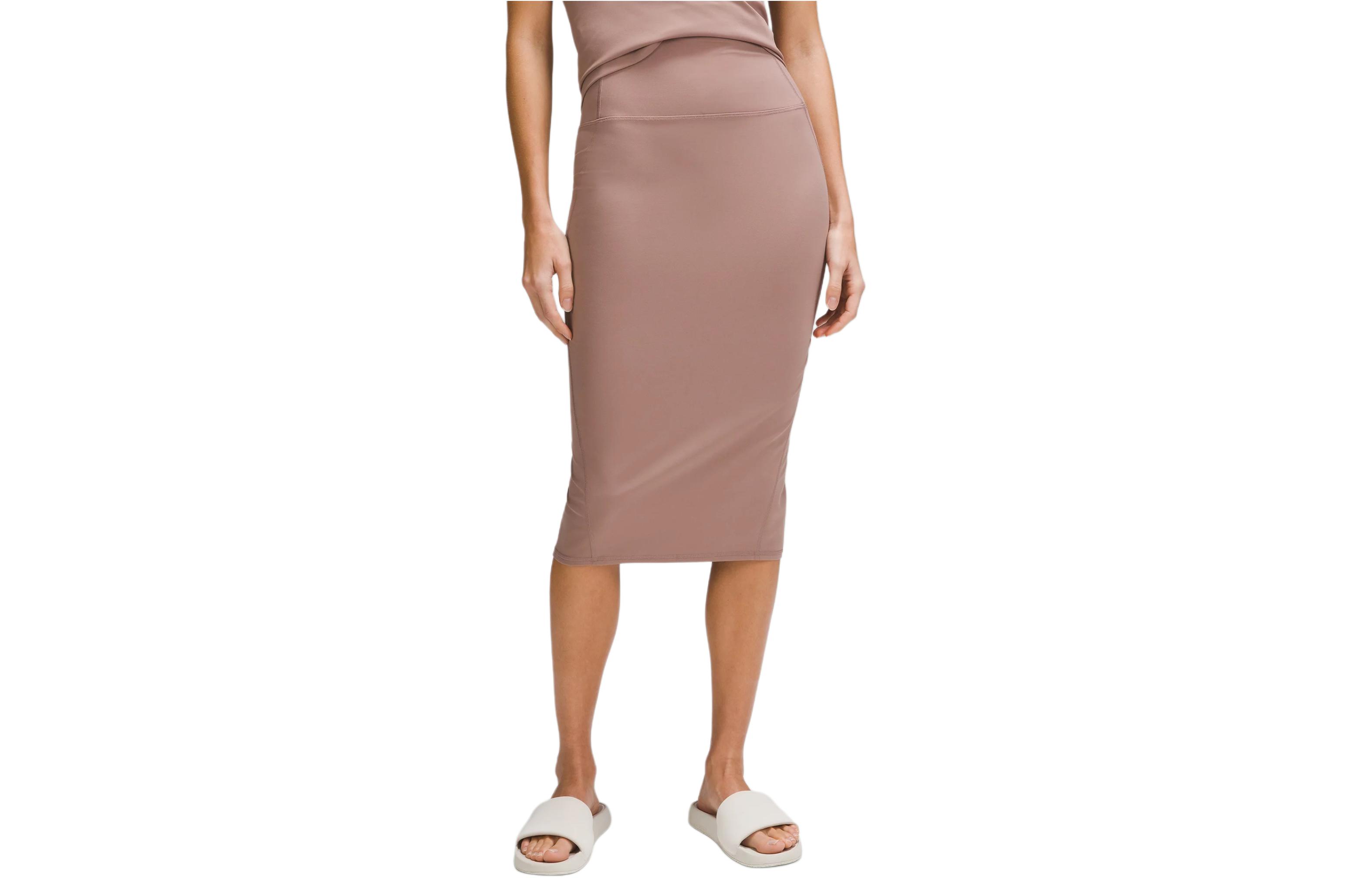 

Повседневная длинная юбка женская Lululemon, Taupe/TAUPETASTIC