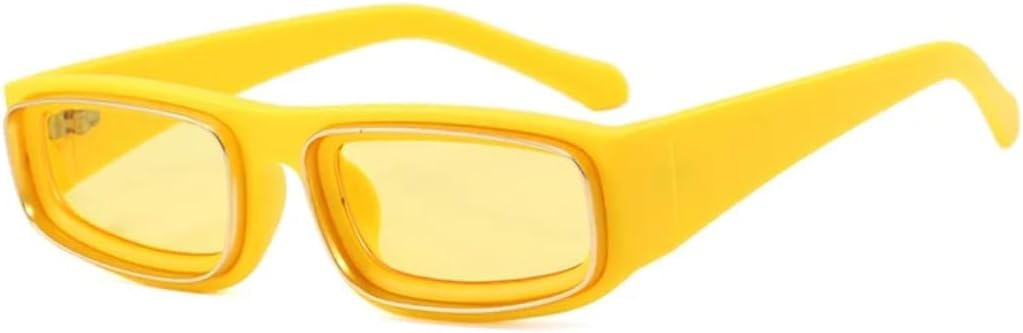 

Солнцезащитные очки для мужчин и женщин - защита UV400 - леопардовый принт, маленькая оправа, градиентные линзы, для занятий спортом на открытом воздухе и вождения DSVIGF, Yellow