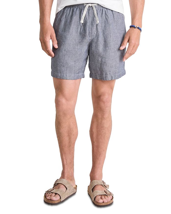 

Шорты льняные Surfside, длина 7" Vineyard Vines, синий