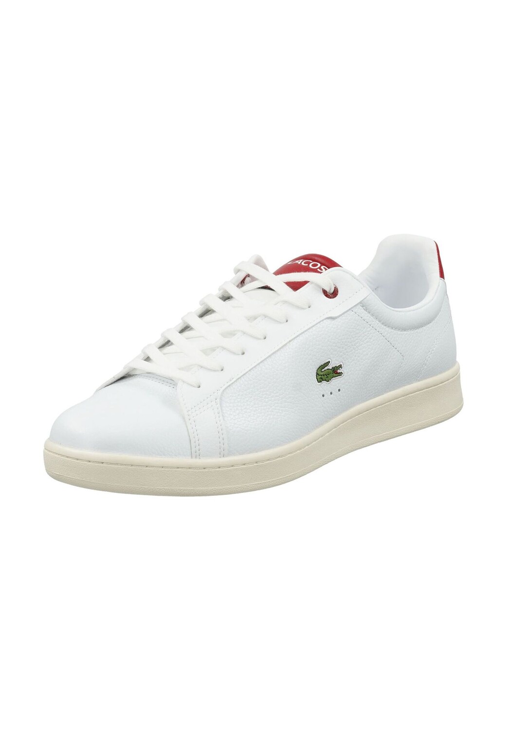 

Кроссовки из кожи/синтетики LACOSTE, красный