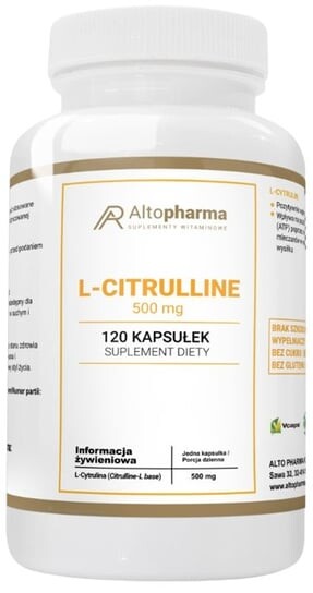 

AltoPharma, L-цитруллин, 120 капсул. Inna marka