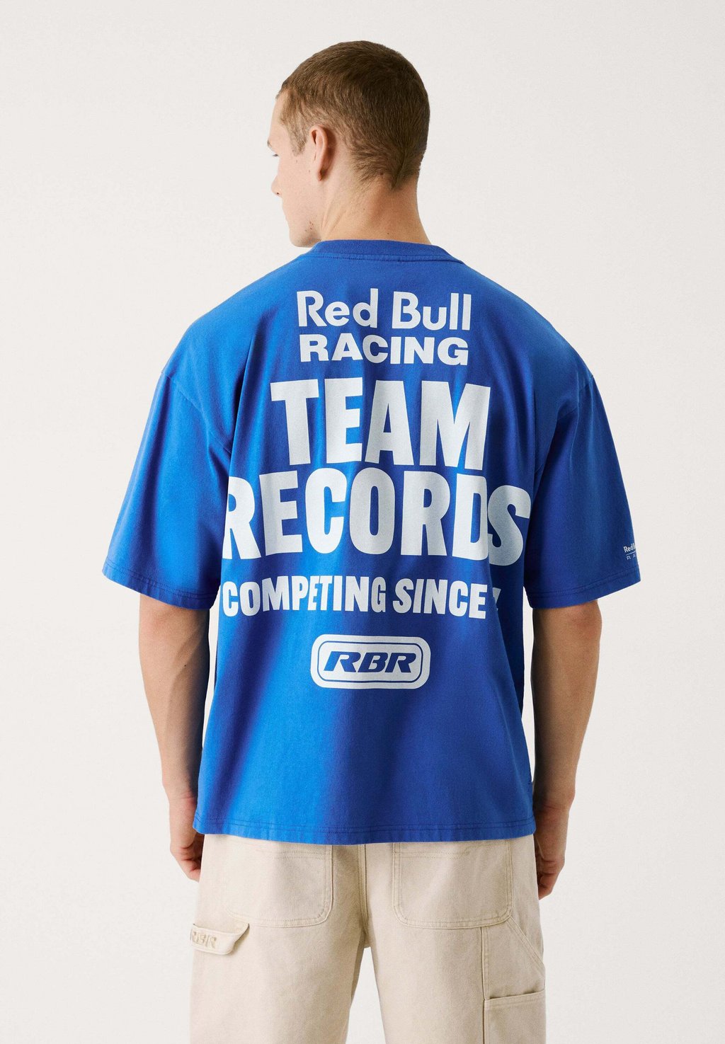 

Футболка с принтом TEAM RECORDS Red Bull Racing x Pepe Jeans, синий