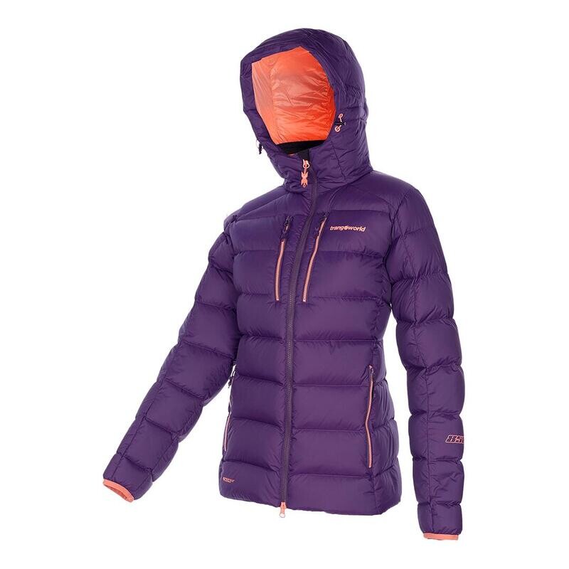 

Женский пуховик Trangoworld, цвет fig purple/coral pink