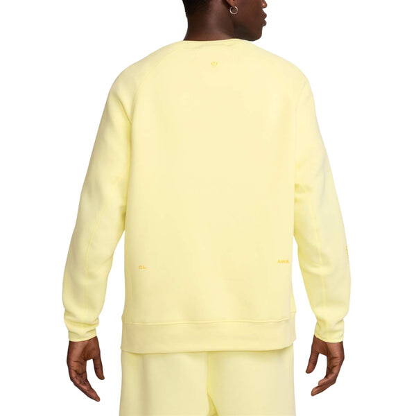Свитер x nocta tech fleece sweatshirt 'citron tint' Nike, мультиколор — фото 2