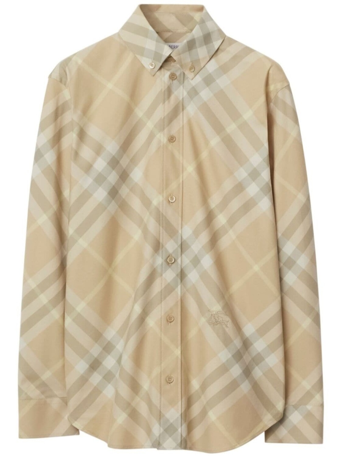 

Burberry рубашка в клетку Vintage Check, нейтральный цвет