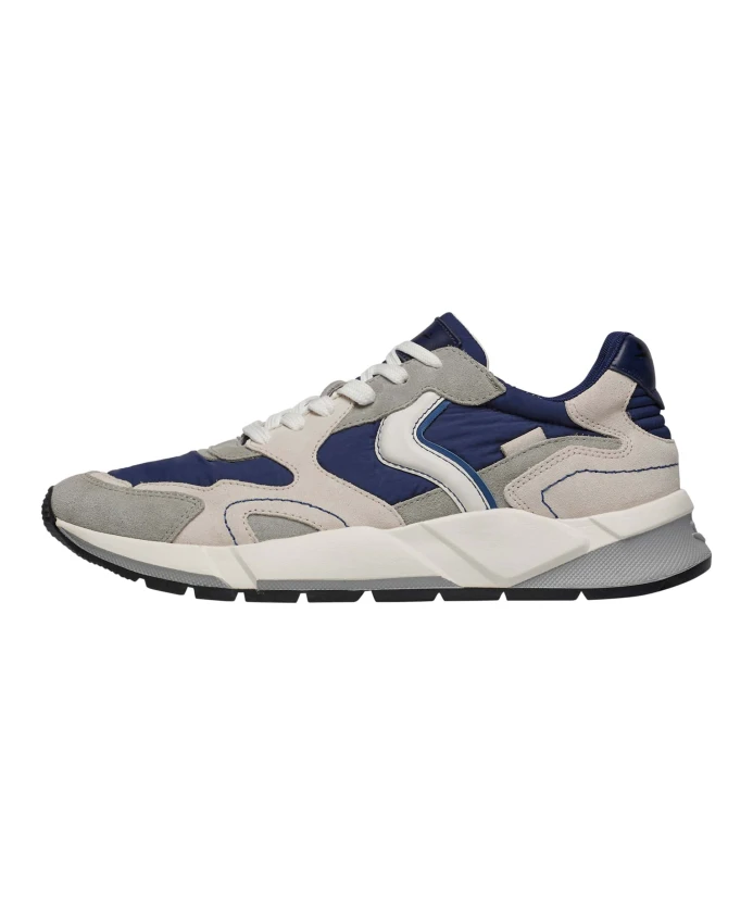 

Кроссовки из замши и технической ткани. Voile Blanche, мультиколор