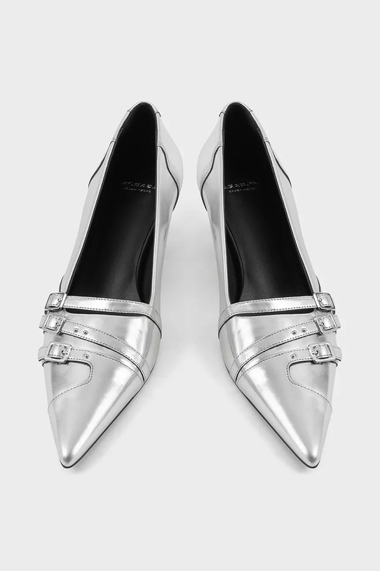 Кожаные туфли-лодочки Lykke Vagabond Shoemakers, серебряный — фото 4