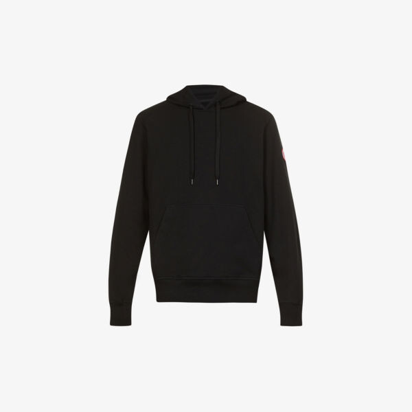 

Свободная толстовка Huron из хлопкового трикотажа Canada Goose, черный