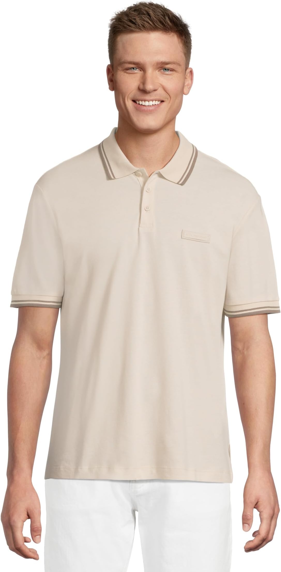

Поло Armani Exchange Small Box Logo Polo, цвет Wind Chime