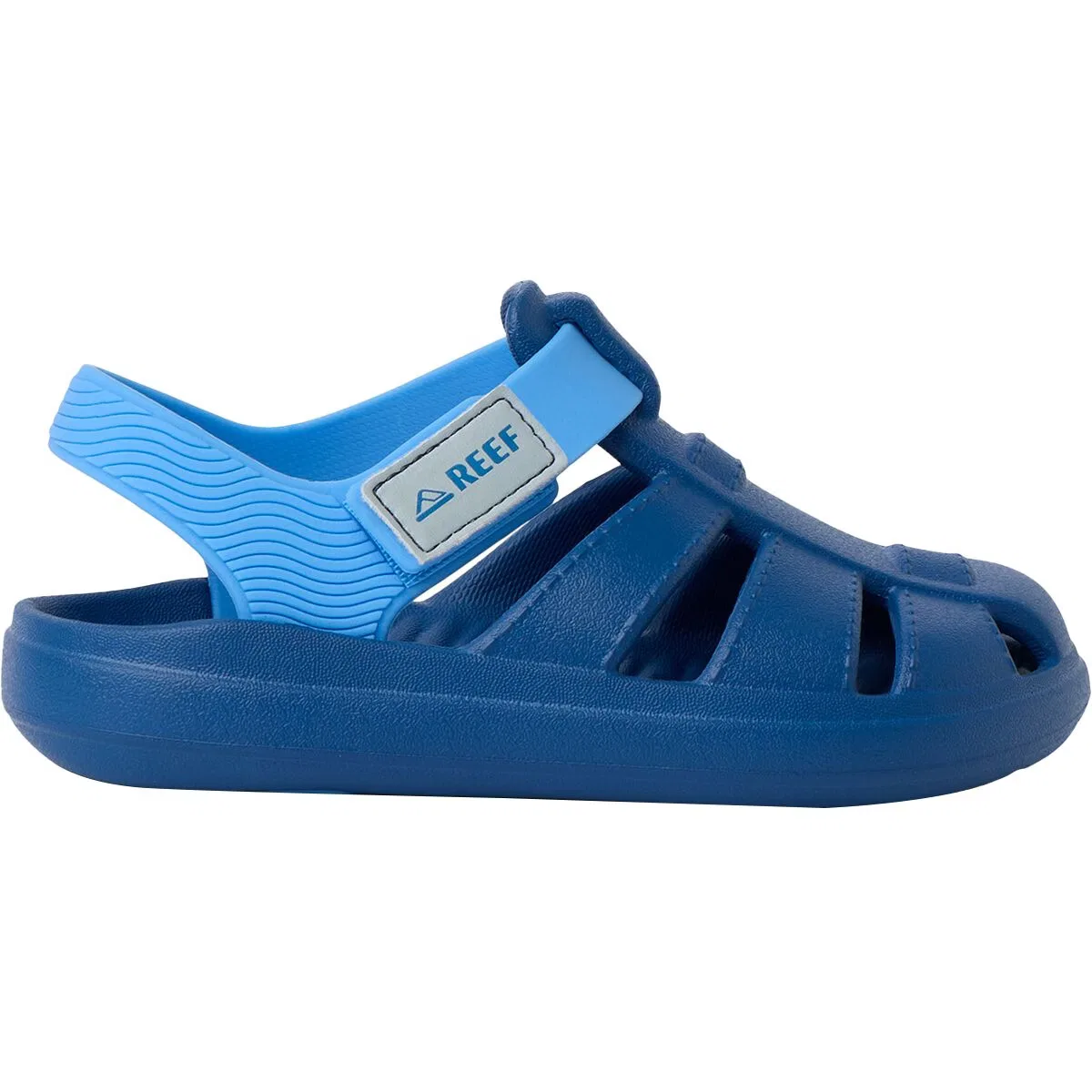 Детские сандалии для мальчиков с закрытым носком Totally Beachin Sandal Reef, Blue Light Blue