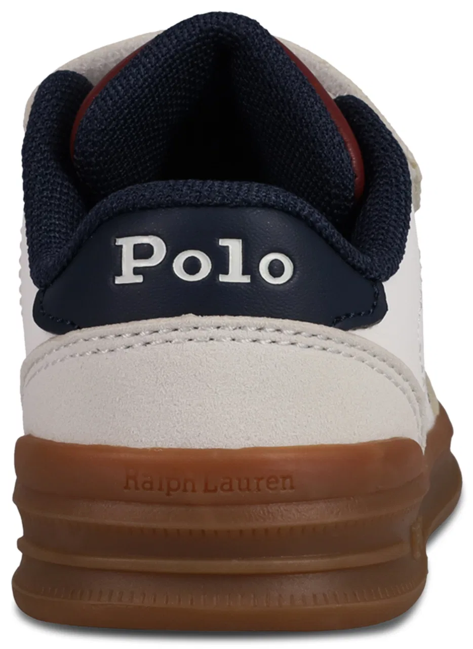 Детские кроссовки для мальчиков на липучках Hollis Ez Polo, Green/Navy/Paper White — фото 3
