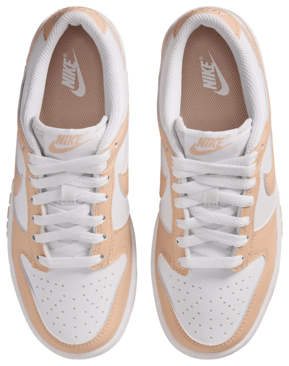 Кроссовки для мальчиков Dunk Low N Nike, цвет White/Shimmer/Shimmer — фото 4