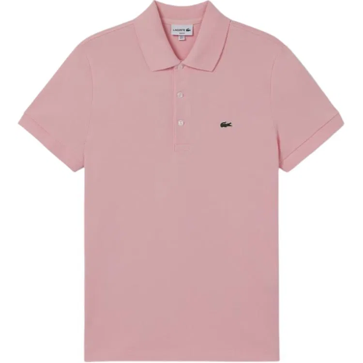 Мужское поло с вышитым логотипом LACOSTE