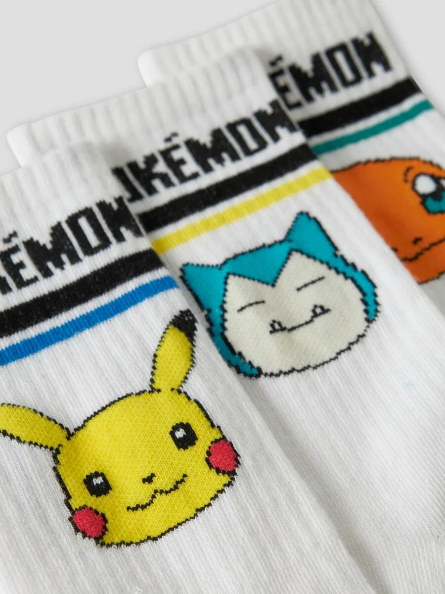 Носки NAME IT "NKMJefford Pokemon" белого цвета — фото 4
