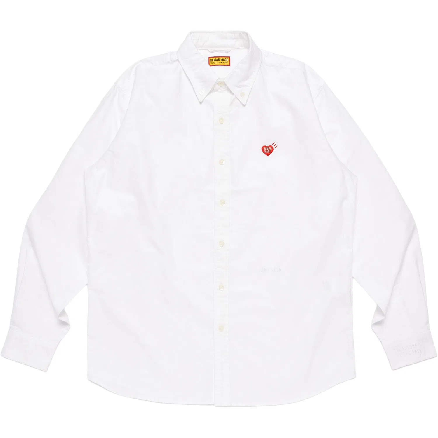 Детская рубашка с воротником HUMAN MADE, White