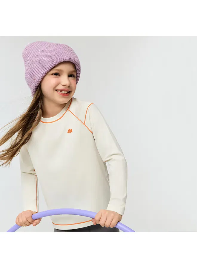 Футболка спортивная с принтом Aimer Kids, белый