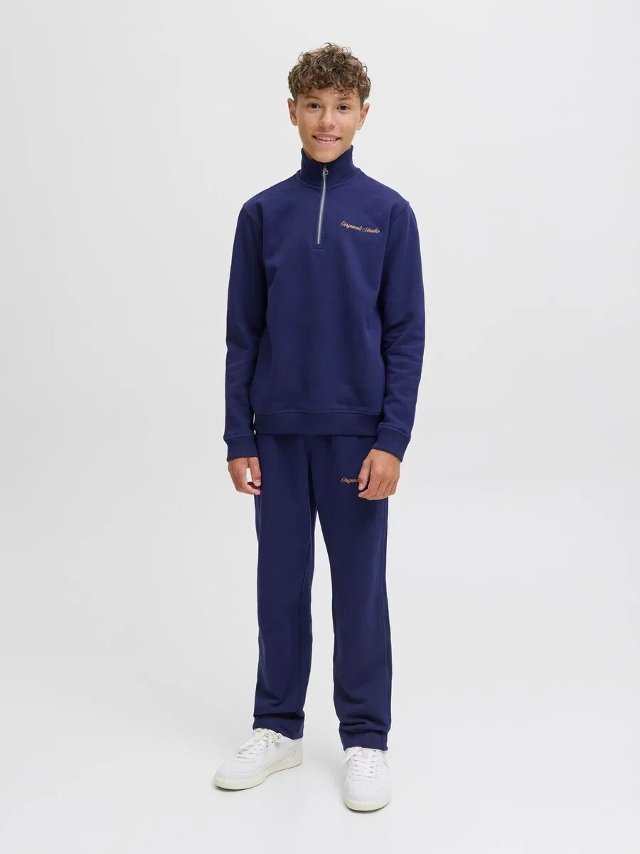 Детская толстовка 'JORNorrebro' темно-синего цвета Jack & Jones Junior — фото 4