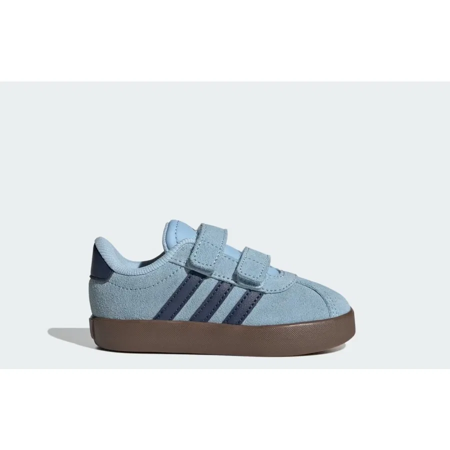 Детские кроссовки с липучками Vl Court 3.0 Cf I adidas, Светло-голубой
