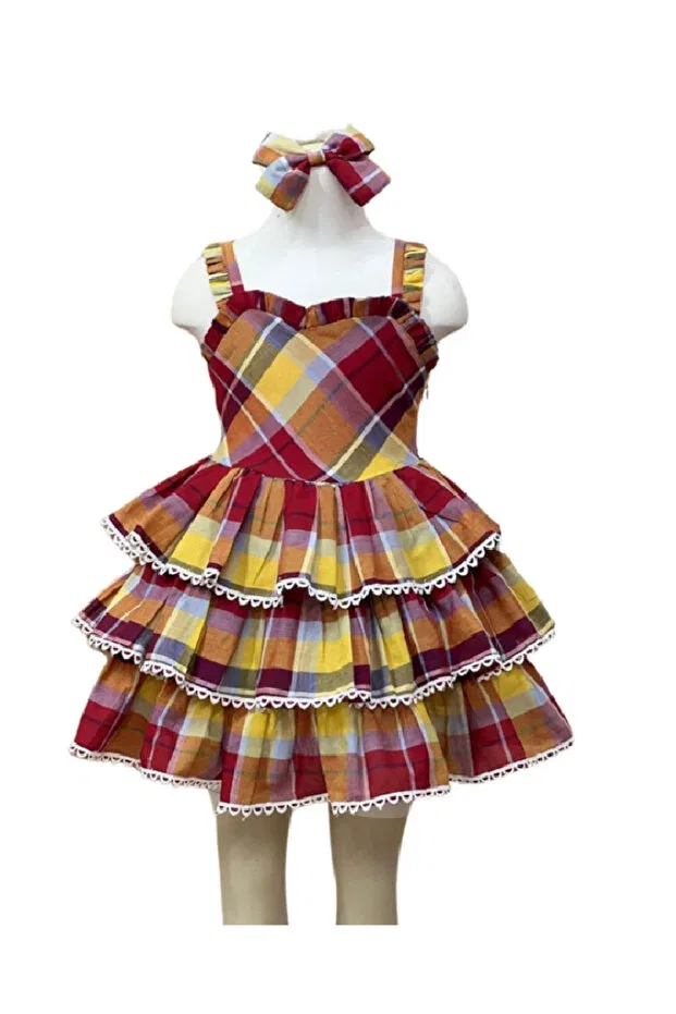 Детское платье для девочек без рукавов Stella Butik, Yellow