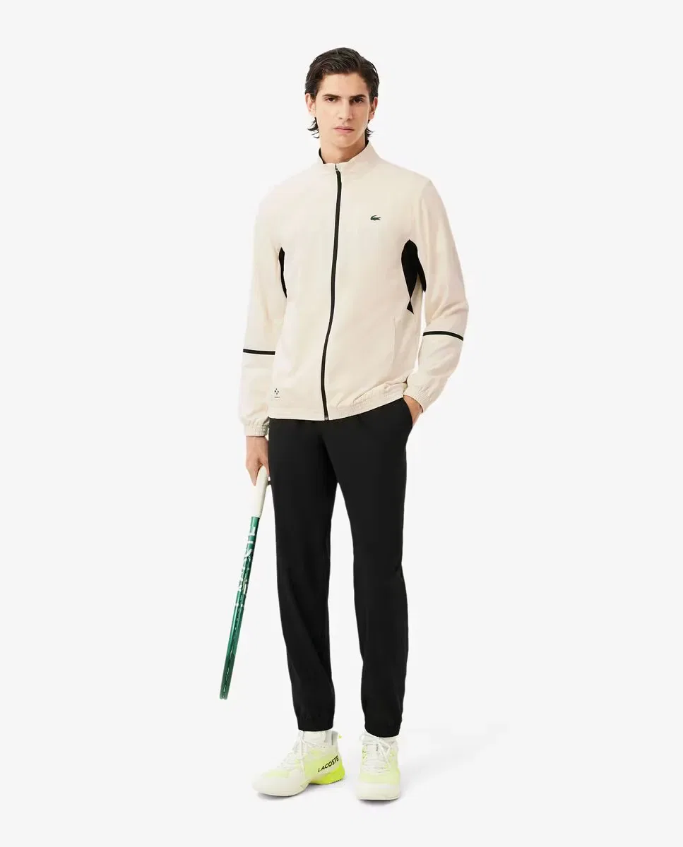 Мужской спортивный костюм с принтом Tennis x Daniil Medvedev Lacoste, Beige — фото 4