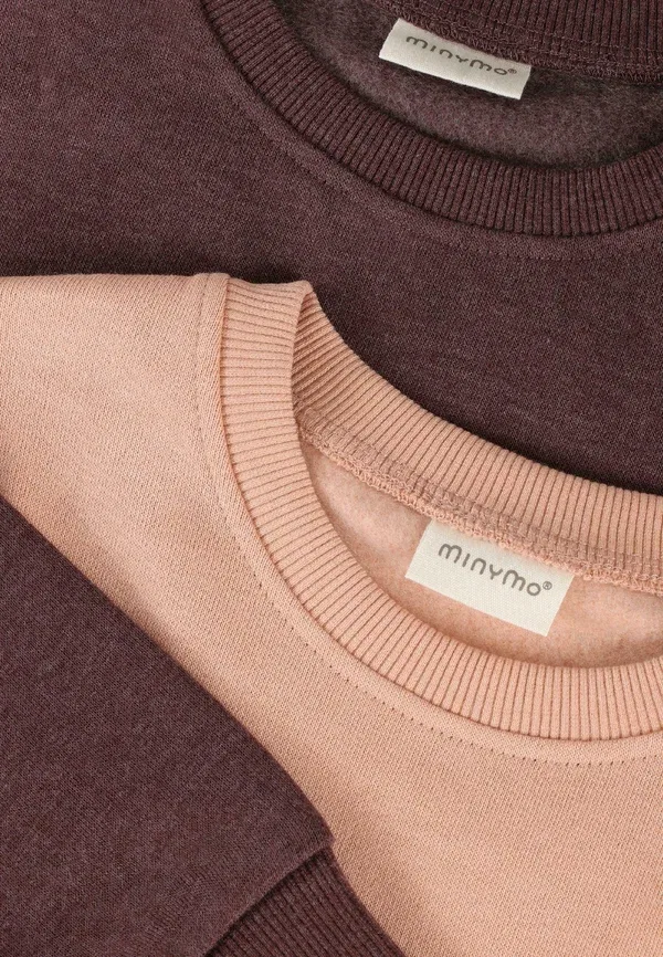 Комплект из 2 свитшотов, однотонный, Misweatshirt 2 pack, Minymo, misty rose — фото 4